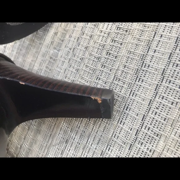 Coach Brown and Black Ankle Boots - Picture 5 of 7